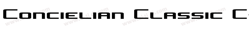 Concielian Classic C字体转换